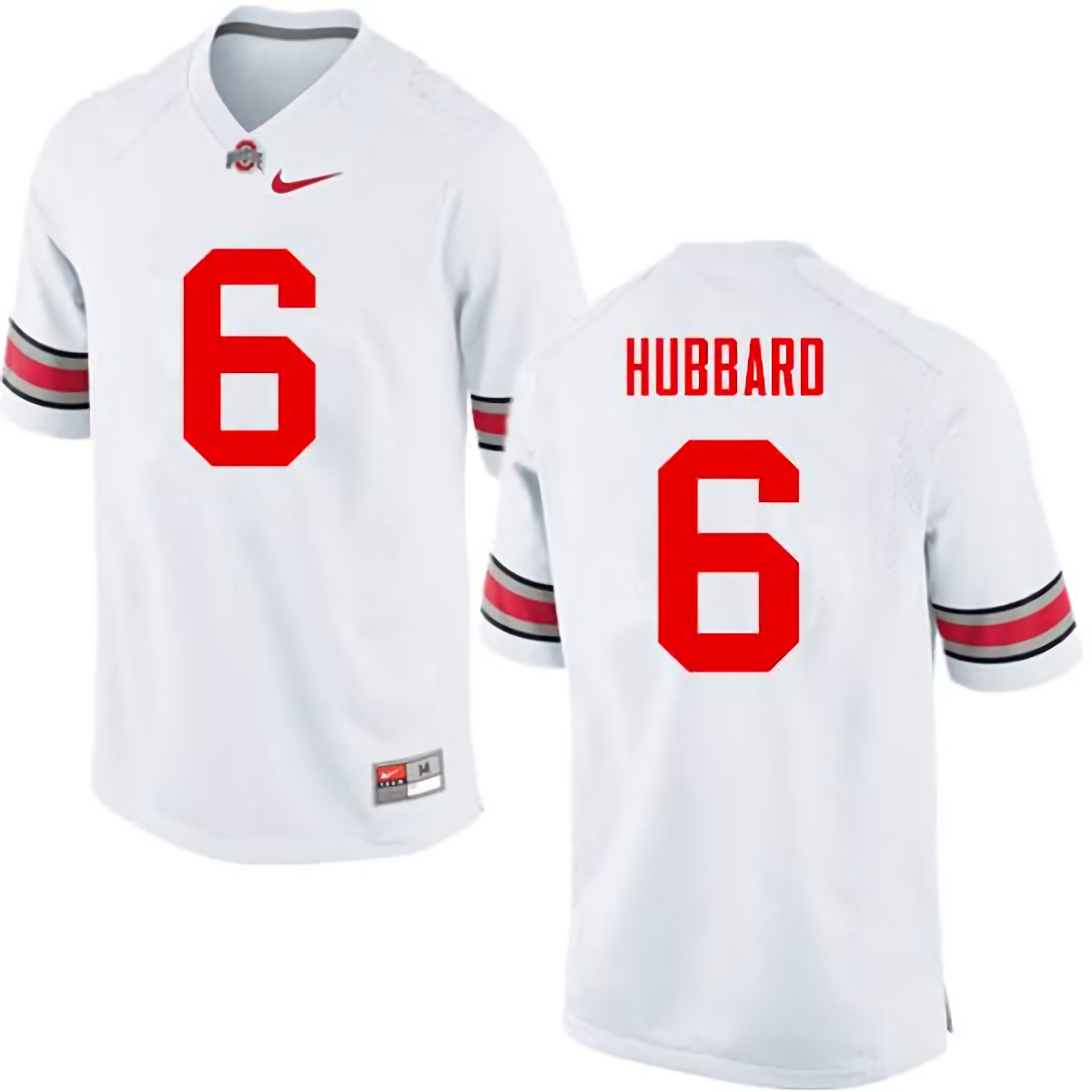 Sam Hubbard Ohio State Buckeyes Men's NCAA #6 Nike White College Stitched Football Jersey KXL5856FR